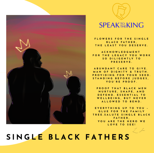 ENCOURAGEMENT - SINGLE BLACK FATHERS